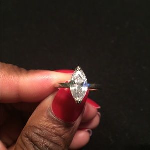 Sterling silver cz ring